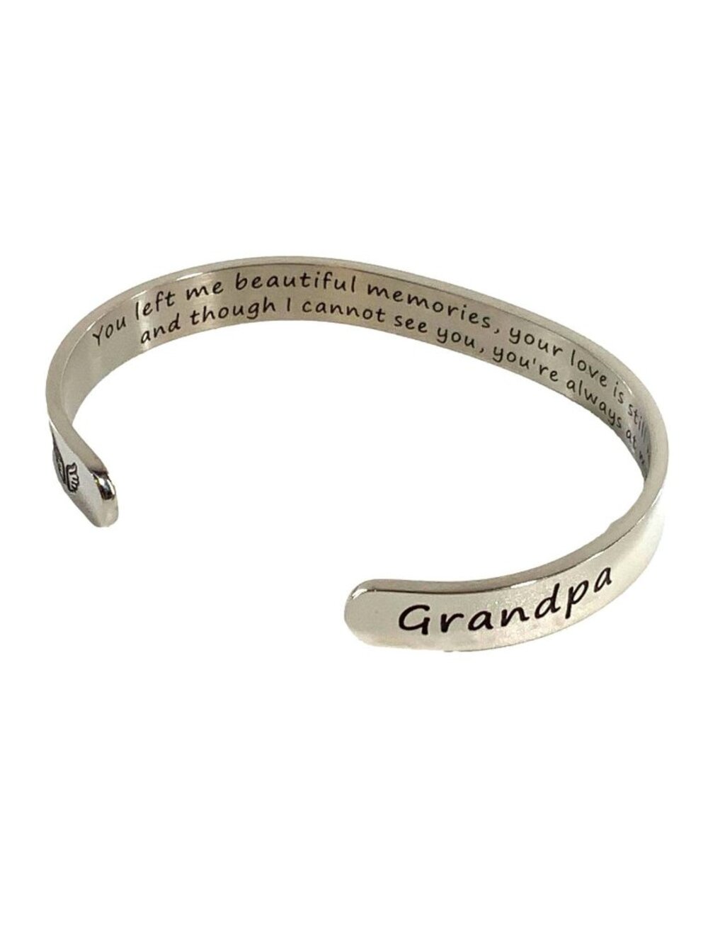 Joycuff In Memory of Gifts for Loss of Grandpa Memorial Jewelry Sympathy Bracele